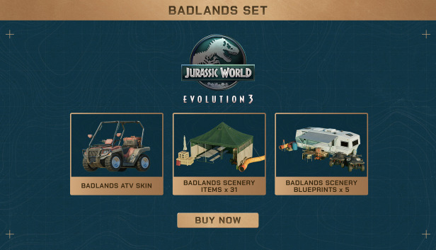 Jurassic World Evolution 3: Badlands Set